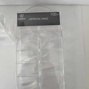 Clear Artificial Nails - 100 pcs